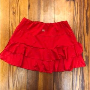 Tail dri fit red golf/tennis skort